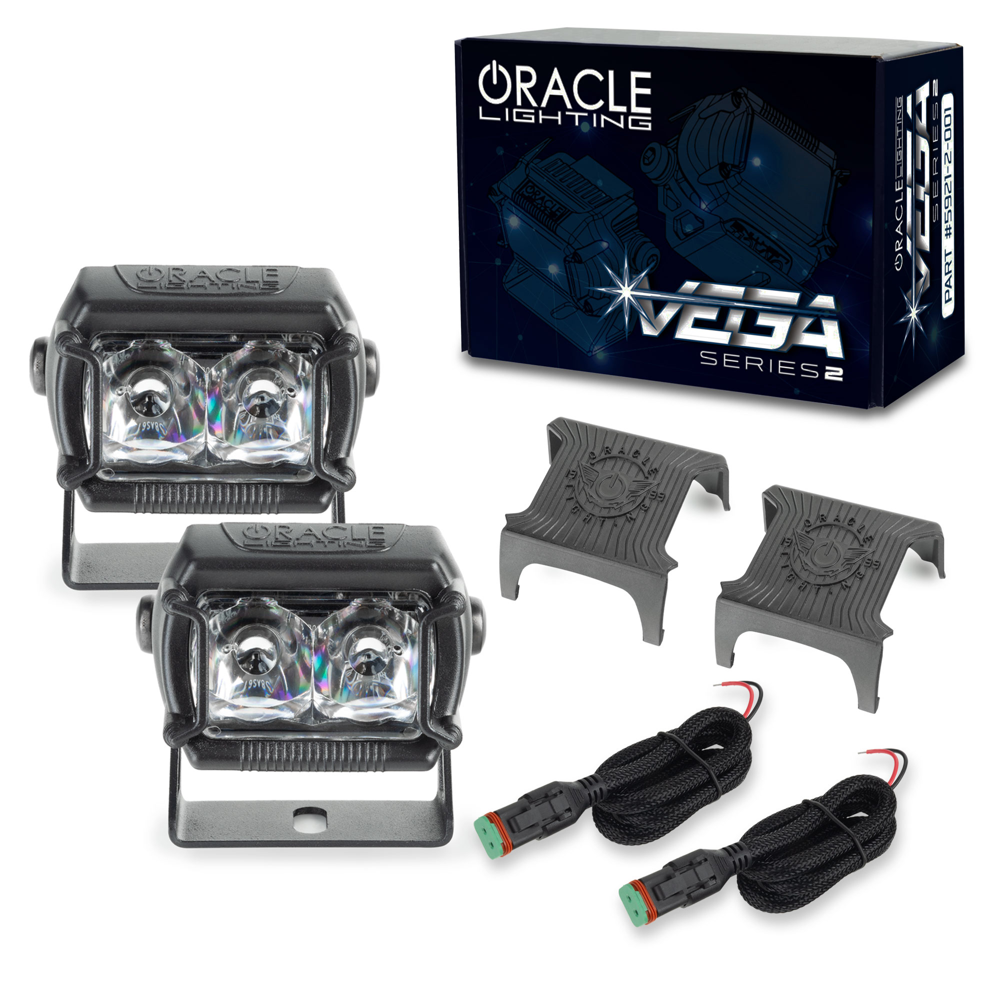 Oracle Lighting 5921-2-001 VEGA Series 2 LED Light Pod Spotlights